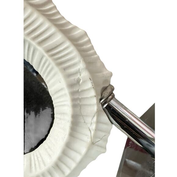Jonathan Adler Seahorse table silver lamp - Picture 4 of 5